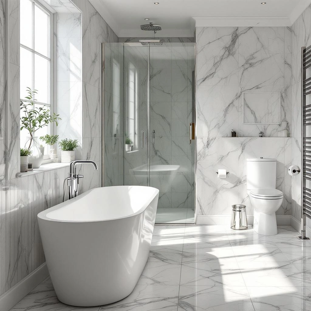 Luxury bathroom renovation